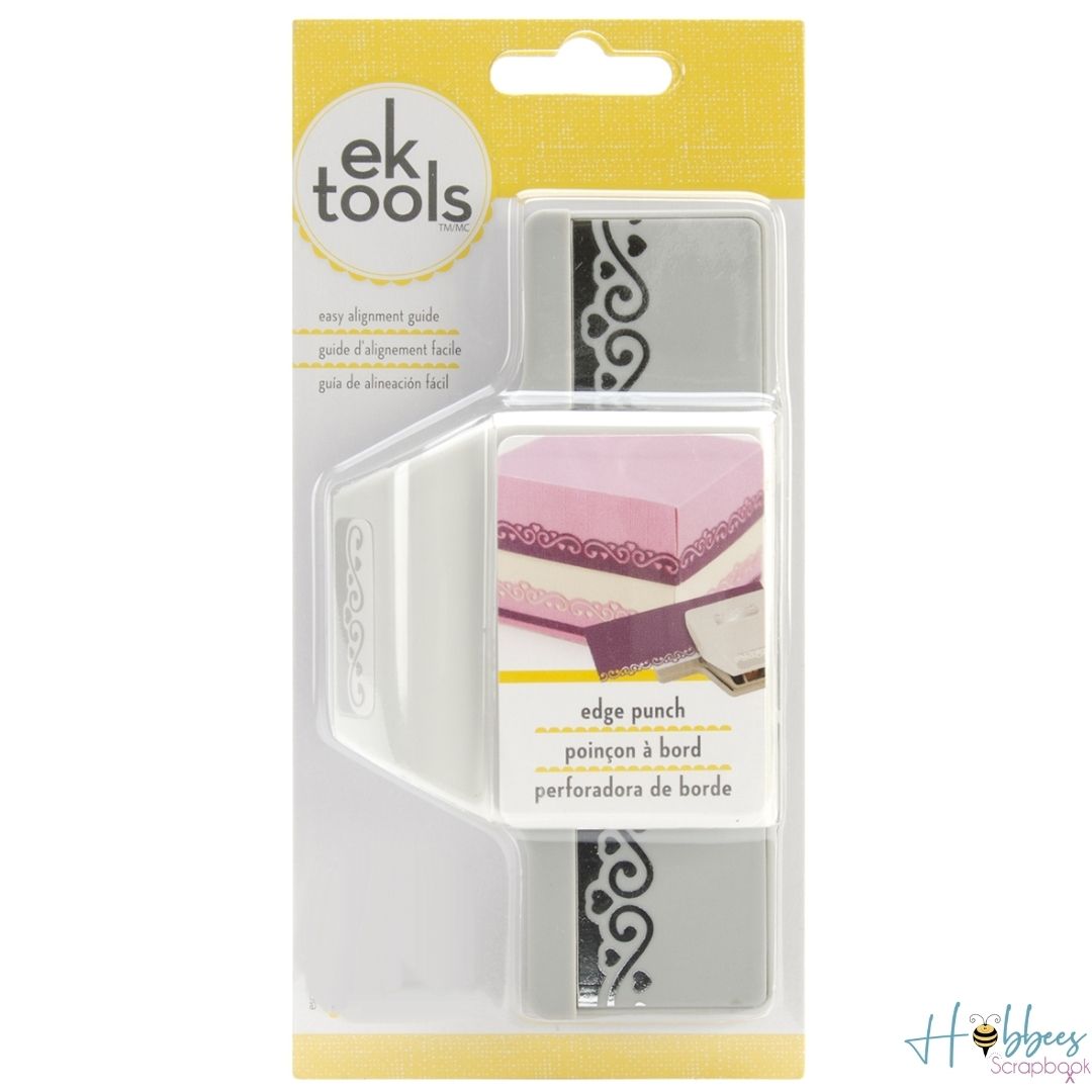 Scroll & Hearts Edge Punch / Perforadora de Corazones y Ondas Perforadoras Ek Success