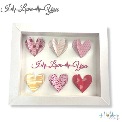 I Love You Die / Suaje i Love You Dados de Corte / Suajes / Troqueles Dress My Craft