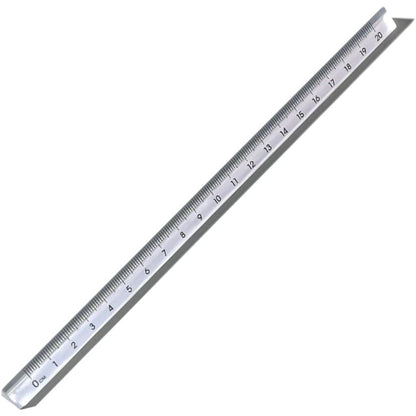 Regla Triangular Transparente 20cm Herramientas Hobbees