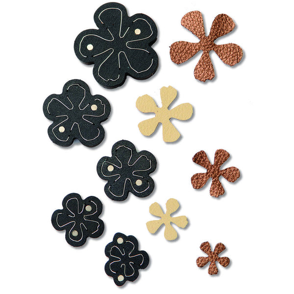 Jill MacKAy Movers &amp; Shapers Magnetic Die Carnation Stack / Suajes de Flores Descontinuado Sizzix