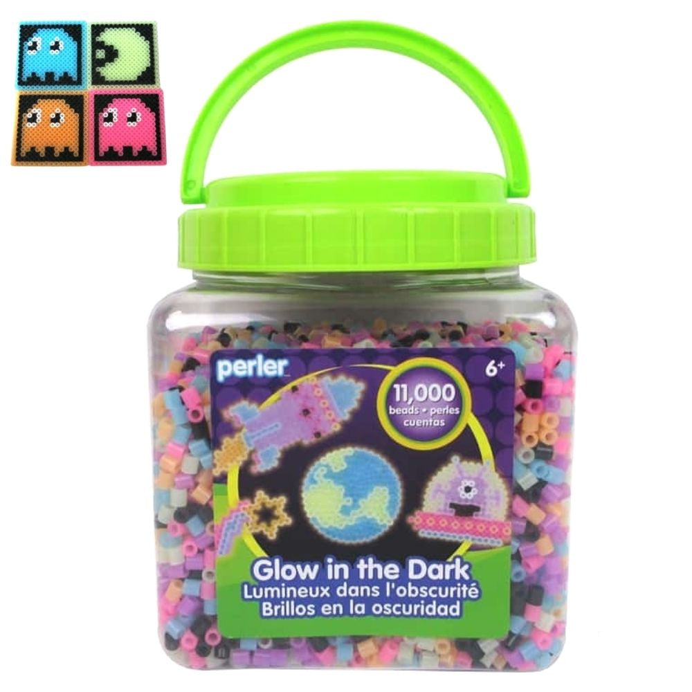 Fused Beads Glow In The Dark / Cuentas de Fusión Brillan en Oscuridad Accesorios Perler