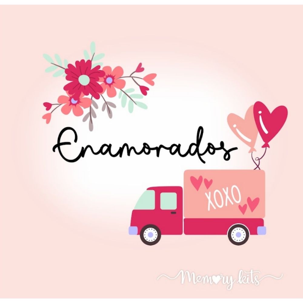 Kit de Papel Cartulina Enamorados Descontinuado Memory Kits