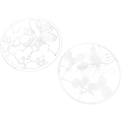 Flower Circle Stencils / 8 Plantillas de Flores Esténciles / Plantillas Hobbees