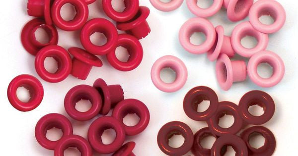 Standard Eyelets Red / Ojillos Estándar Rojos Adornos / Embellishments We R Memory Keepers