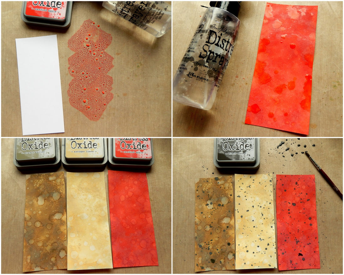 Tim Holtz Distress Oxide Candied Apple / Cojin de Tinta Efecto Oxidado Manzana Tintas Ranger