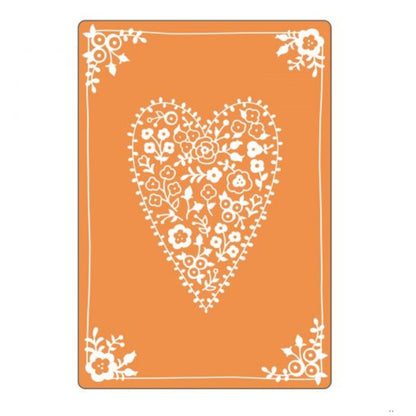 Sizzix Heartfelt Impressions / Folder de Grabado Impresiones Sinceras DESCONTINUADO Sizzix