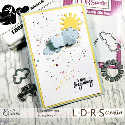 Sun &amp; Clouds Die Set / Suaje de Nubes y Sol Descontinuado LDRS Creative