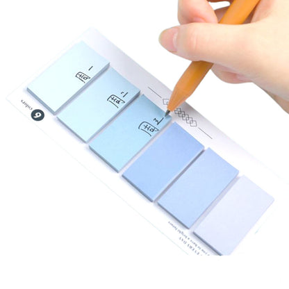 Notas Adhesivas Reposicionables 6 Colores Azul Papel Hobbees