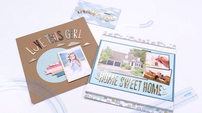 Thickers Alphabet Alignment Guides / Guías de Alineación para Alfabeto Herramientas American Crafts