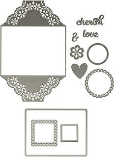 Thinlits Gatefold Card, Lace Die / Suaje de Corte Tarjeta de Encaje Dados de Corte / Suajes / Troqueles Sizzix