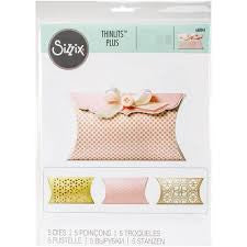 Thinlits Plus Box Pillow Die / Suaje de Corte Caja de Almohada Descontinuado Sizzix