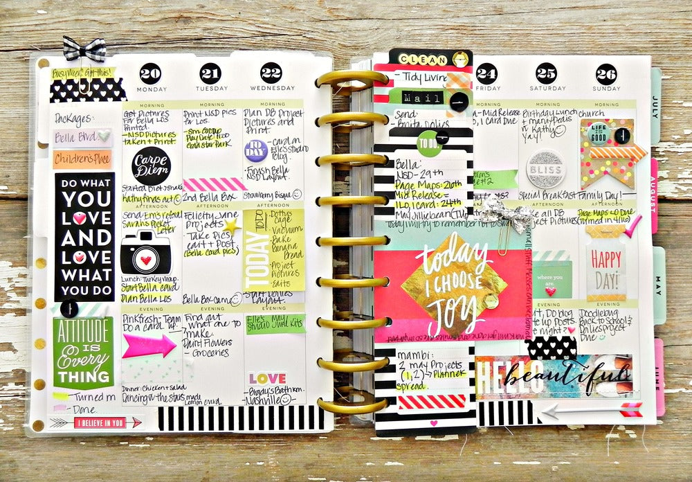 Happy Planner Stickers Love Today / Estampas Para Planificador Descontinuado Me &amp; My Big Ideas