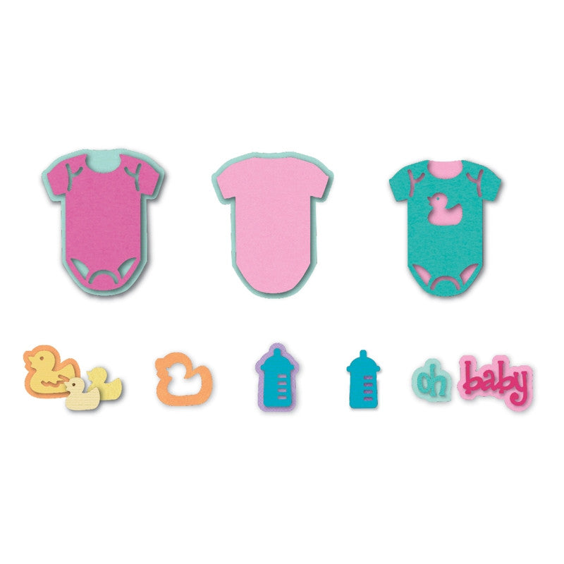 Triplits Oh Baby! Die / Suaje de Corte Caja de Oh Bebé! Descontinuado Sizzix