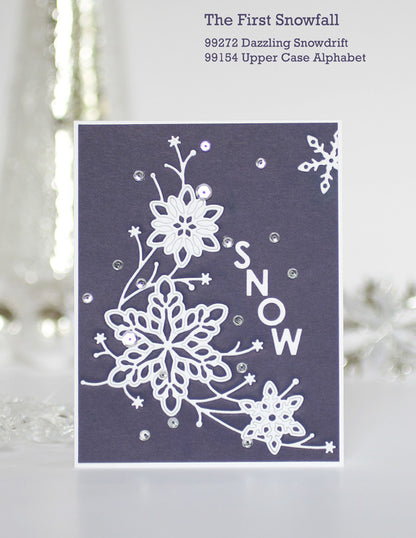 Uppercase Alphabet Soup Dies / Suaje de Corte Alfabeto Mayúsculas Descontinuado Memory Box