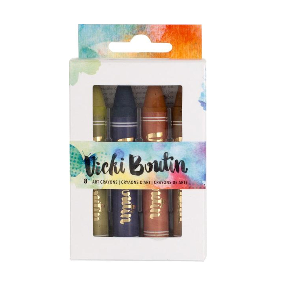 Art Crayons Vicki Boutin / Crayones de Arte Acuarelables Descontinuado American Crafts