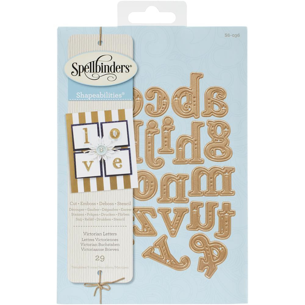Victorian Letters / Suaje de Letras Victorianas Descontinuado Spellbinders