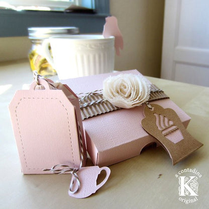 Tea Bag Box / Suaje de Corte Bolsita de Té Descontinuado Sizzix