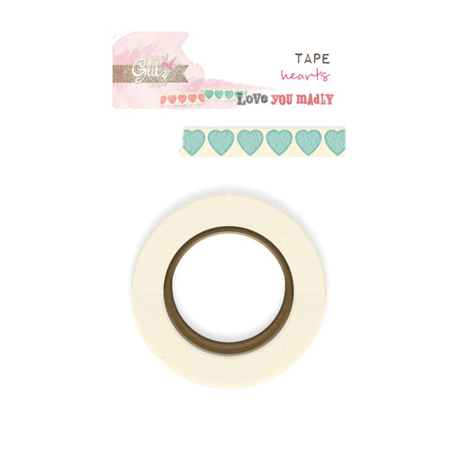 Washi Tape Hearts / Cinta Adhesiva Washi Tape Glitzpiration
