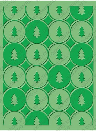 Folder de Grabado / Embossing Folder Winter Trees Descontinuado Cuttlebug