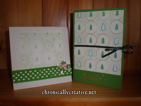 Folder de Grabado / Embossing Folder Winter Trees Descontinuado Cuttlebug