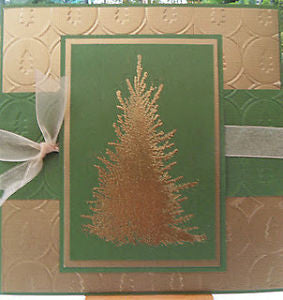 Folder de Grabado / Embossing Folder Winter Trees Descontinuado Cuttlebug
