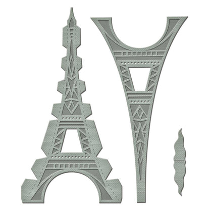 A Gilded Life Die Le Tour Eiffel Die / Suaje de Torre Eiffel 3D Descontinuado Spellbinders