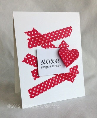 Washi Tape Hearts / Cinta Adhesiva Washi Tape Glitzpiration