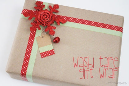 Washi Trendy Tape Holiday Flowers / Cinta Adhesiva Descontinuado Queen&amp;Co