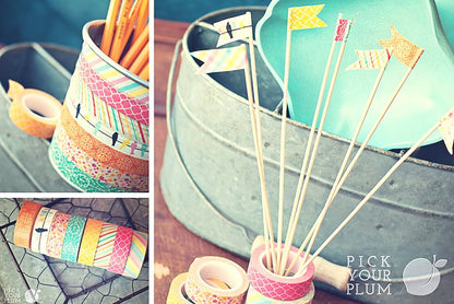 Washi Tape Pink Argyle / Cinta Adhesiva Rosa Descontinuado Darice