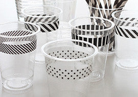 Cinta Adhesiva / Washi Tape White Stars Descontinuado Darice