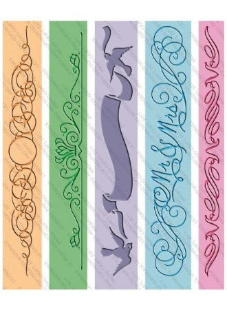 Embossing Folder Wedding Borders / Folder de Grabado Descontinuado Cuttlebug
