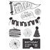 Oh Happy Day! Clear Acrylic Stamps / Sellos de Polímero Día Feliz Descontinuado Kaiser Craft