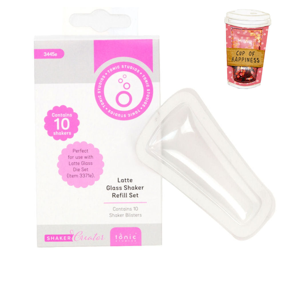 Coffee Cup Shaker Refill  / 10 Blisters de Vaso de Café Adornos / Embellishments Tonic Studios