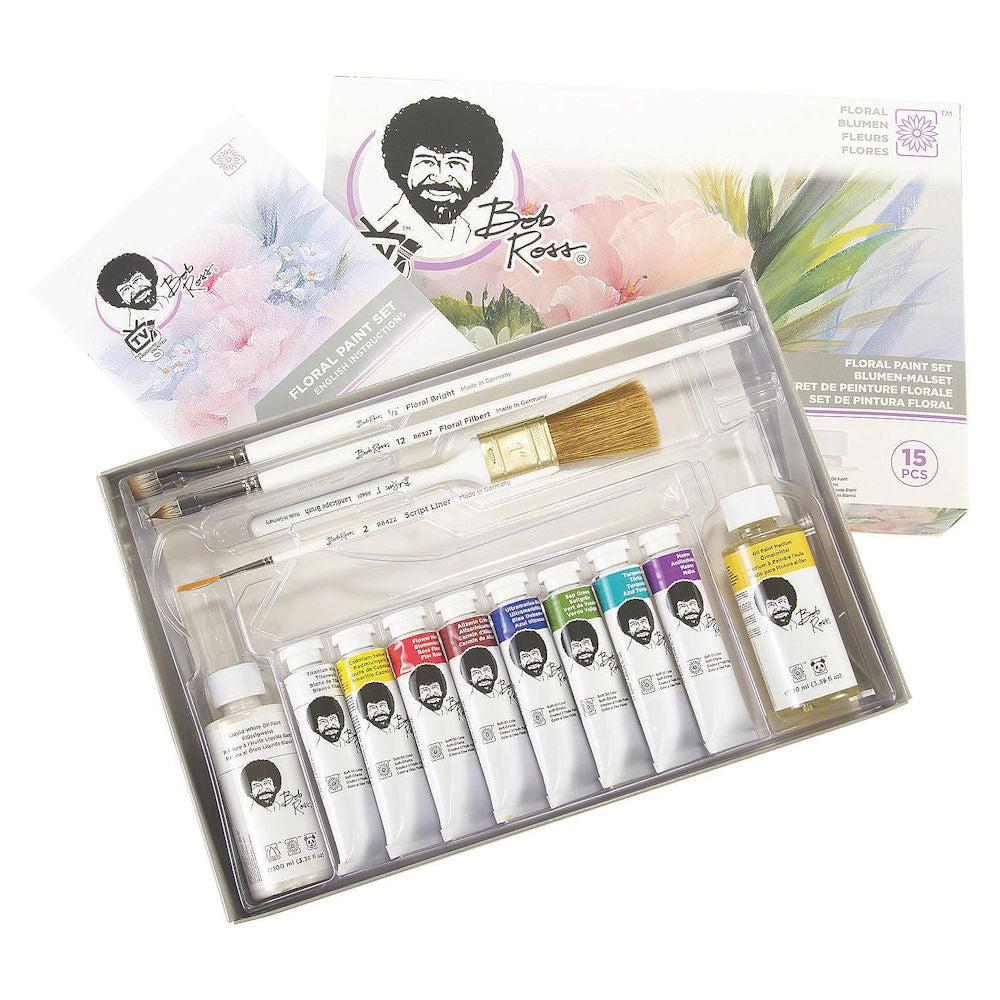 Bob Ross Flower Paint Set / Set de Pintura Bob Ross Flores Òleos Bob Ross