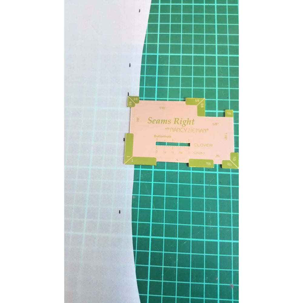 Seams Right / Regla para Costuras Perfectas Costura Clover