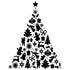 Embossing Pattern Christmas Tree / Folder de Grabado Arbol de Navidad Descontinuado Darice