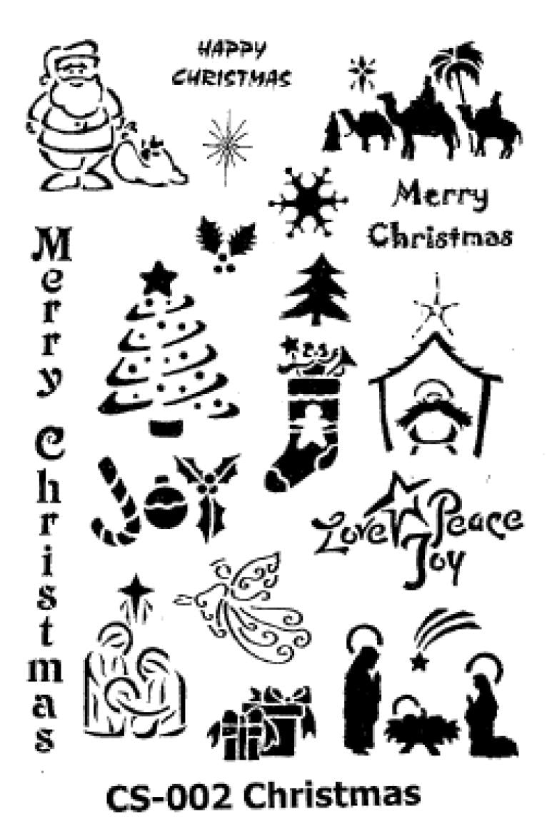 Christmas Clear Stamps / Sellos Transparente de Navidad Descontinuado Clearly Heritage