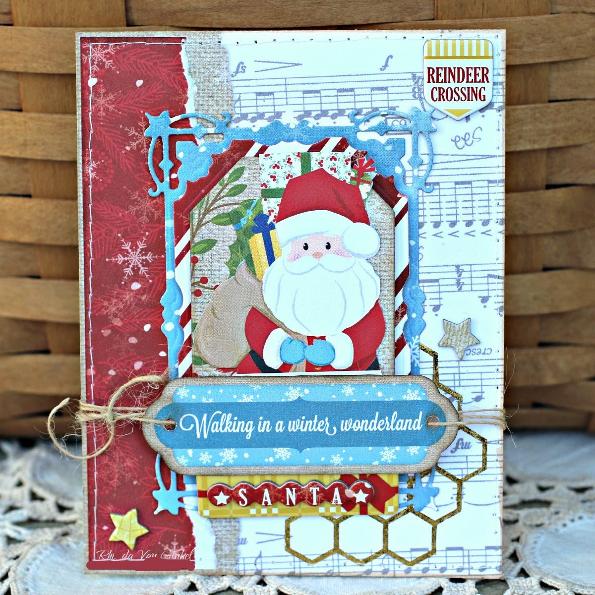 Christmas Card Dies / Suaje de Tarjeta Navideña Dados de Corte / Suajes / Troqueles BoBunny