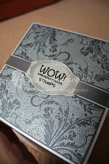 Whispers Silver Metallic Embossing Powder / Polvo de Relieve Plateado Descontinuado Darice