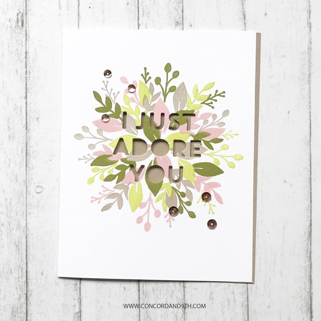 Clear Stamps Sweet Sprigs / Sellos de Polímero Espigas Descontinuado Prima Marketing