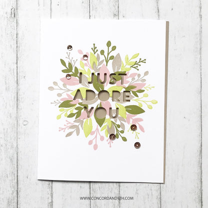 Clear Stamps Sweet Sprigs / Sellos de Polímero Espigas Descontinuado Prima Marketing