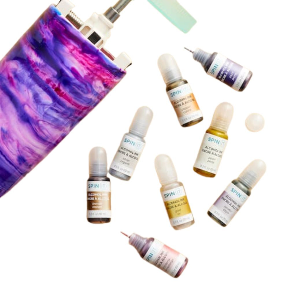 Alcohol Inks Rainbow 8 Value Pack / Paquete de 8 Tintas de Alcohol Tintas al Alcohol We R Memory Keepers