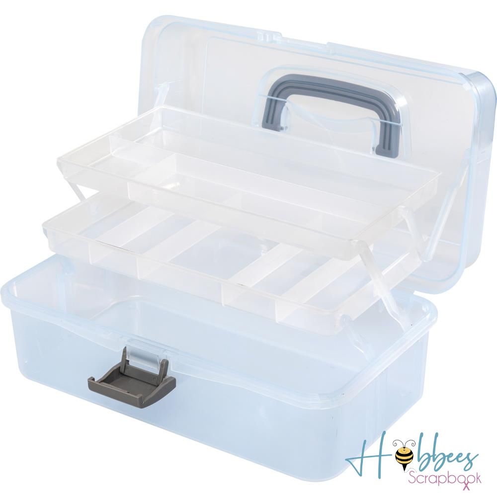 Craft Tool Box Translucent Plastic Storage / Caja de Almacenamiento Almacenamiento y Organización We R Memory Keepers