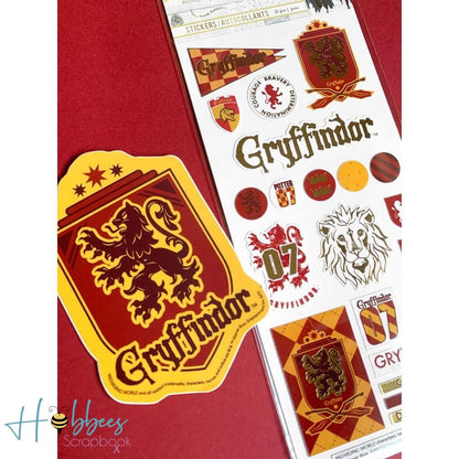 Harry Potter Gryffindor Foiled Stickers / Estampas Laminadas Stickers Paper House