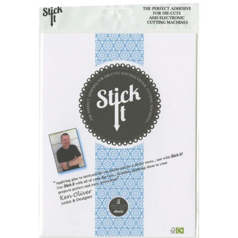 Stick It Adhesive Sheets / Adhesivo para Perforadoras y Máquinas de Corte Descontinuado Stick It