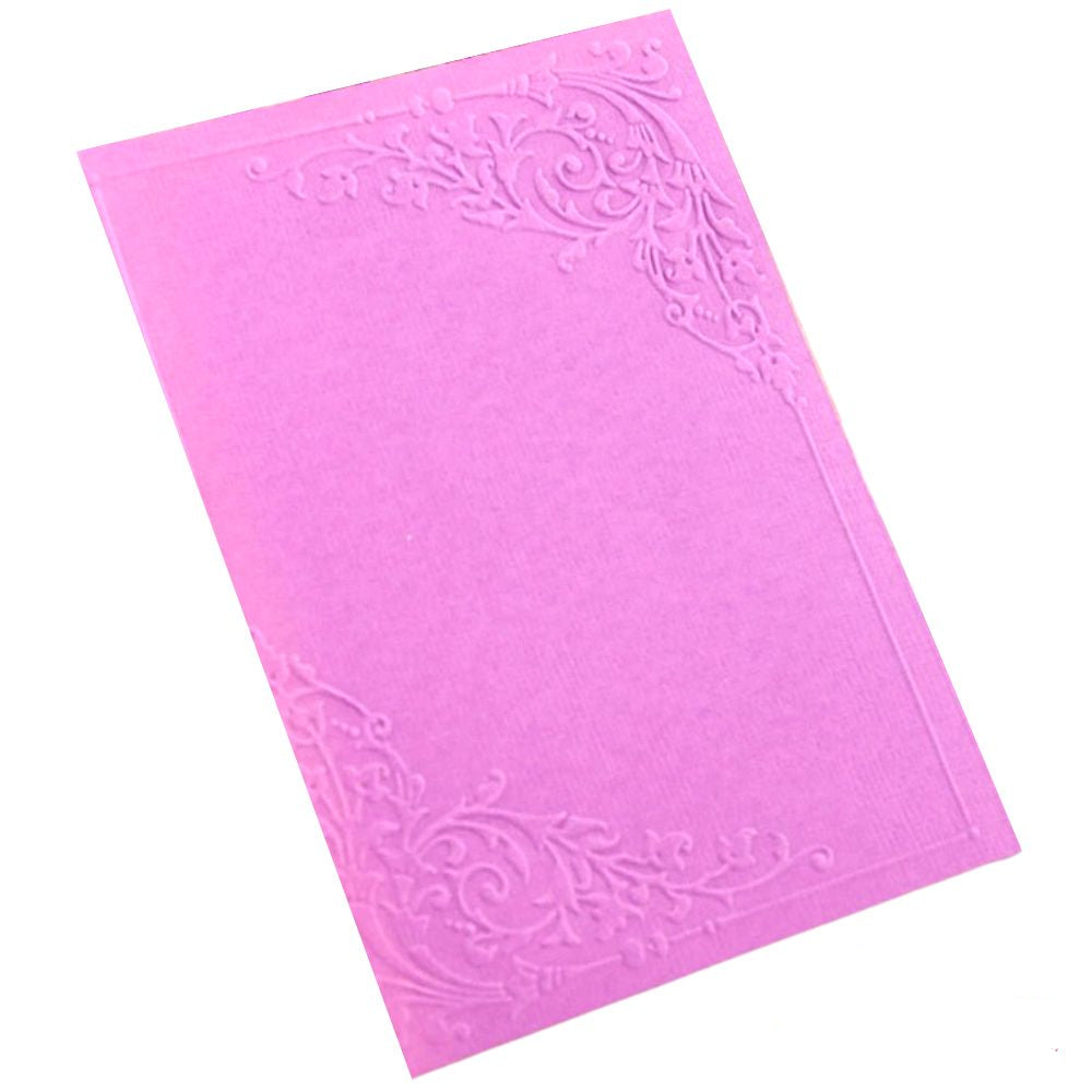 Folder de Grabado de Esquinas Floral Folders de Grabado Hobbees