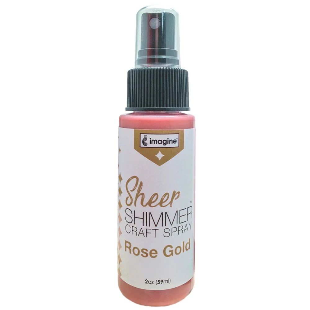 Sheer Shimmer Rose Gold / Tinta en Spray de Brillitos Oro Rosado Pintura y Medios Mixtos Imagine