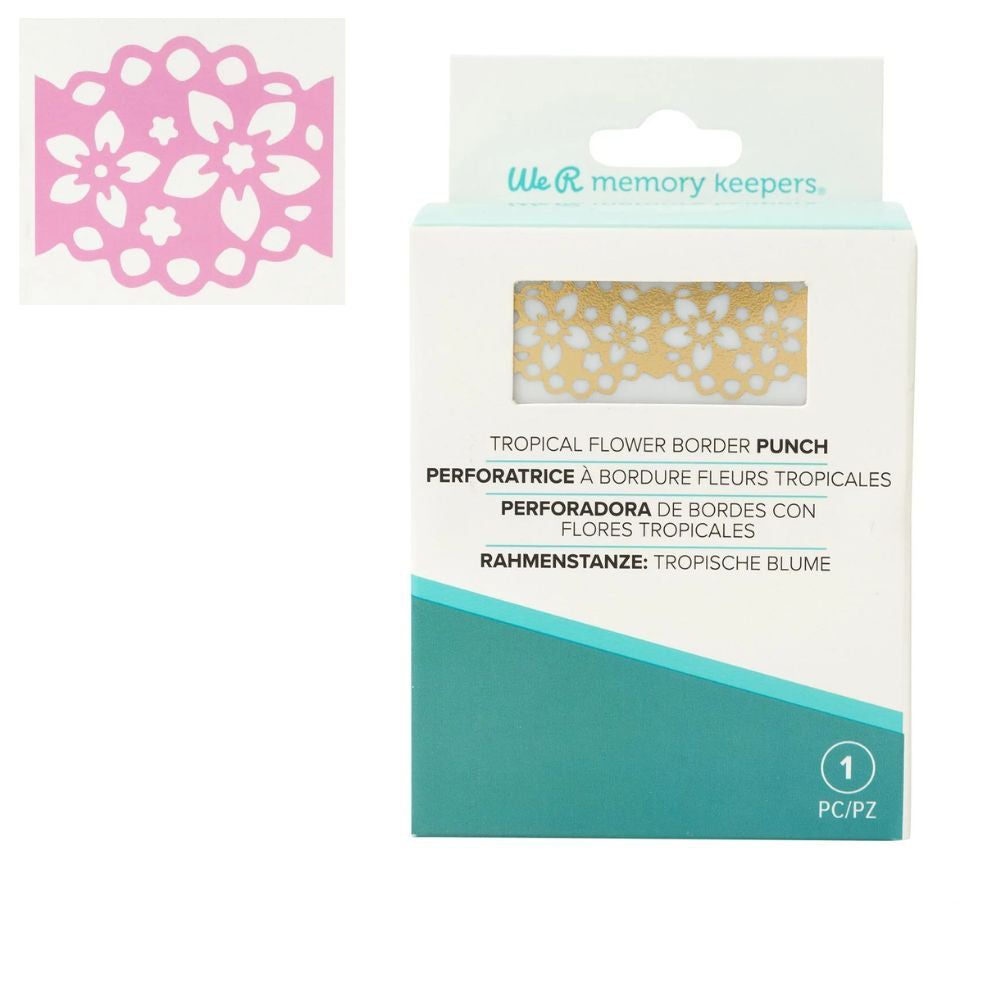 Tropical Flower Border Punch / Cartucho para Perforadora de Borde de Flor Tropical Perforadoras We R Memory Keepers