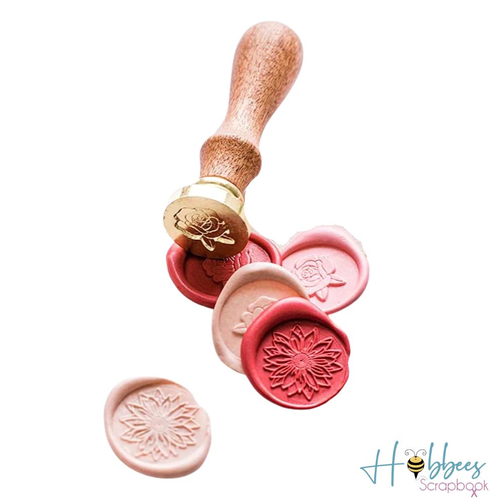 Wax Seal Kit Sunflower Rose / Kit para Sellar con Lacre Adornos / Embellishments American Crafts