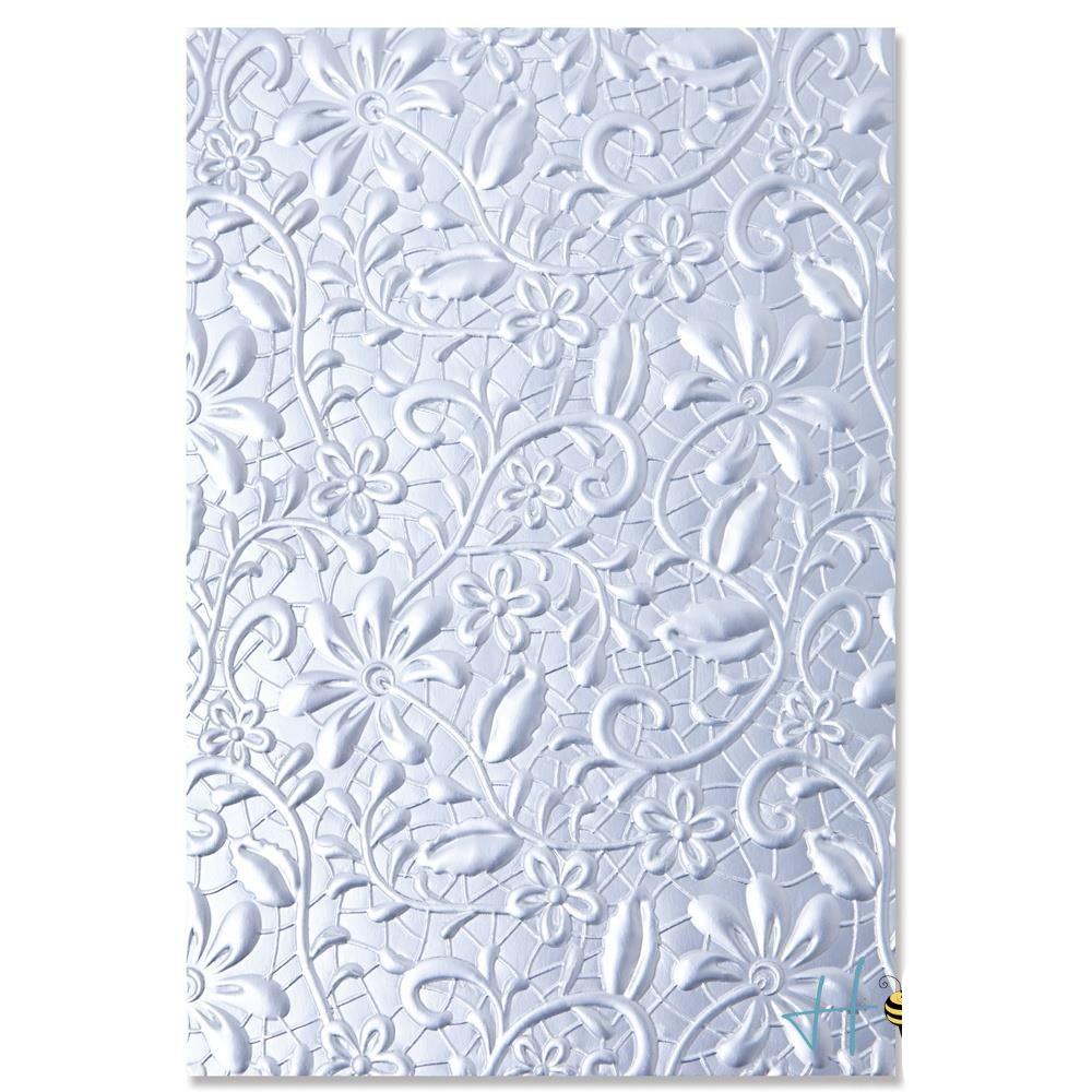 3D Textured Impressiones Lacey / Folder de Grabado de Encaje Folders de Grabado Sizzix